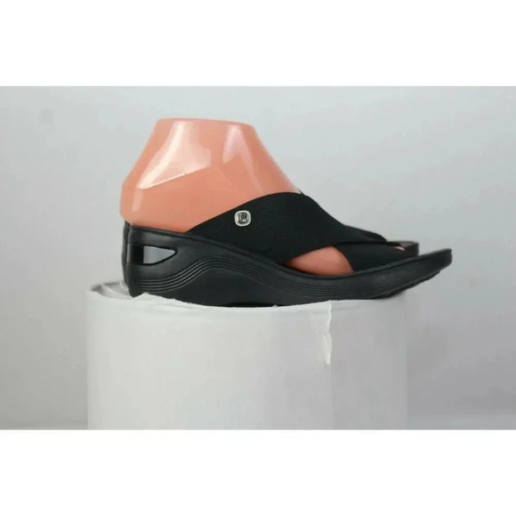 ladies B ZEES wedge sandals size 6.5M - Picture 3 of 9